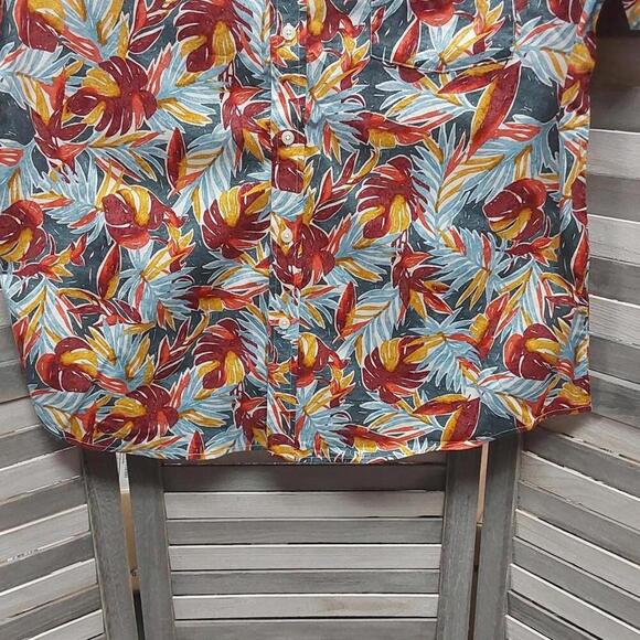 Slim Short Sleeve Button Shirt | Goodfellow & Co | X Large - Picture 2 of 10